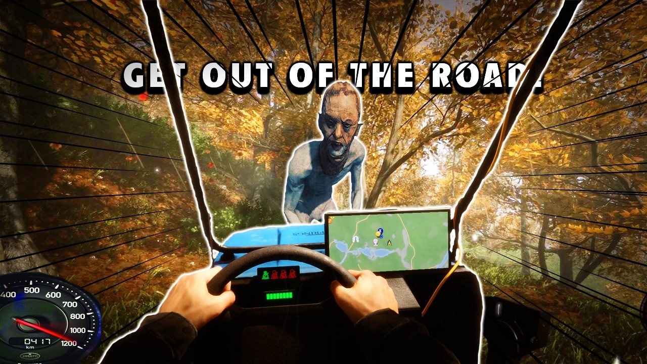 Гольф-кар против пешеходов | Смешные моменты из игры Sons of The Forest