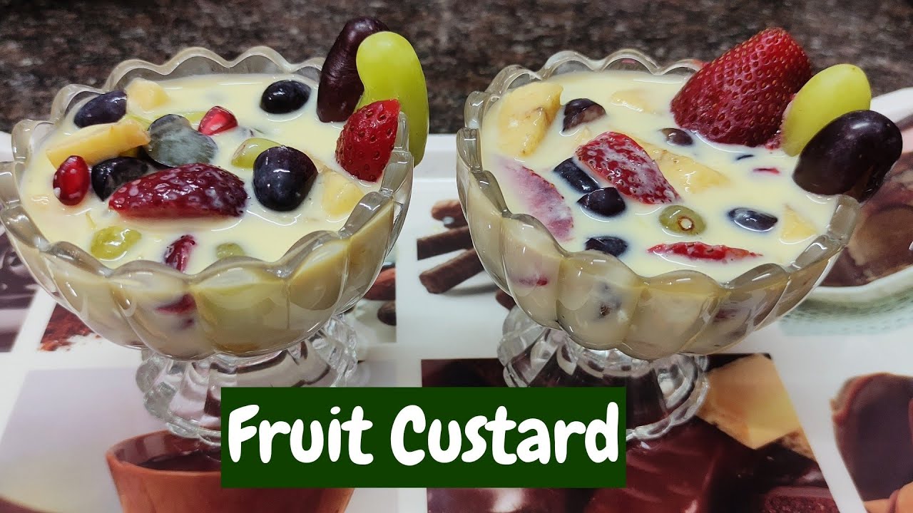 Custard Fruit Milk | Summer Special Drink | Fruits Custard