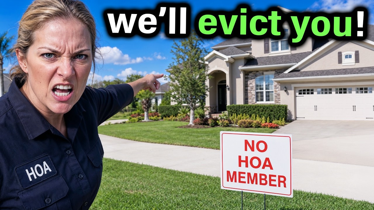 I Refused to Join the HOA After Buying my House.. Karen Threatens to EVICT Me!