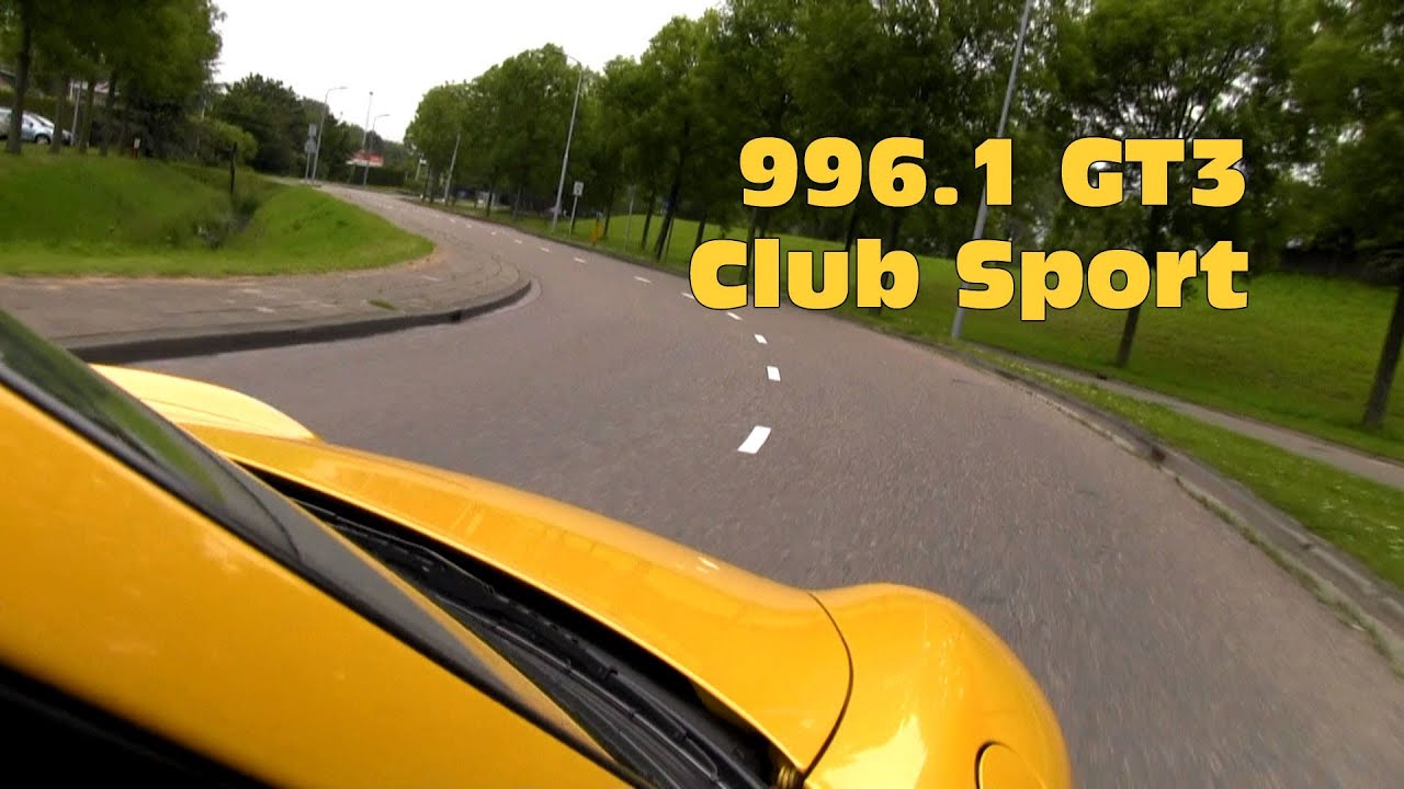 RIDE in Porsche 996 mk1 GT3 Club Sport - Revving, accelerations!