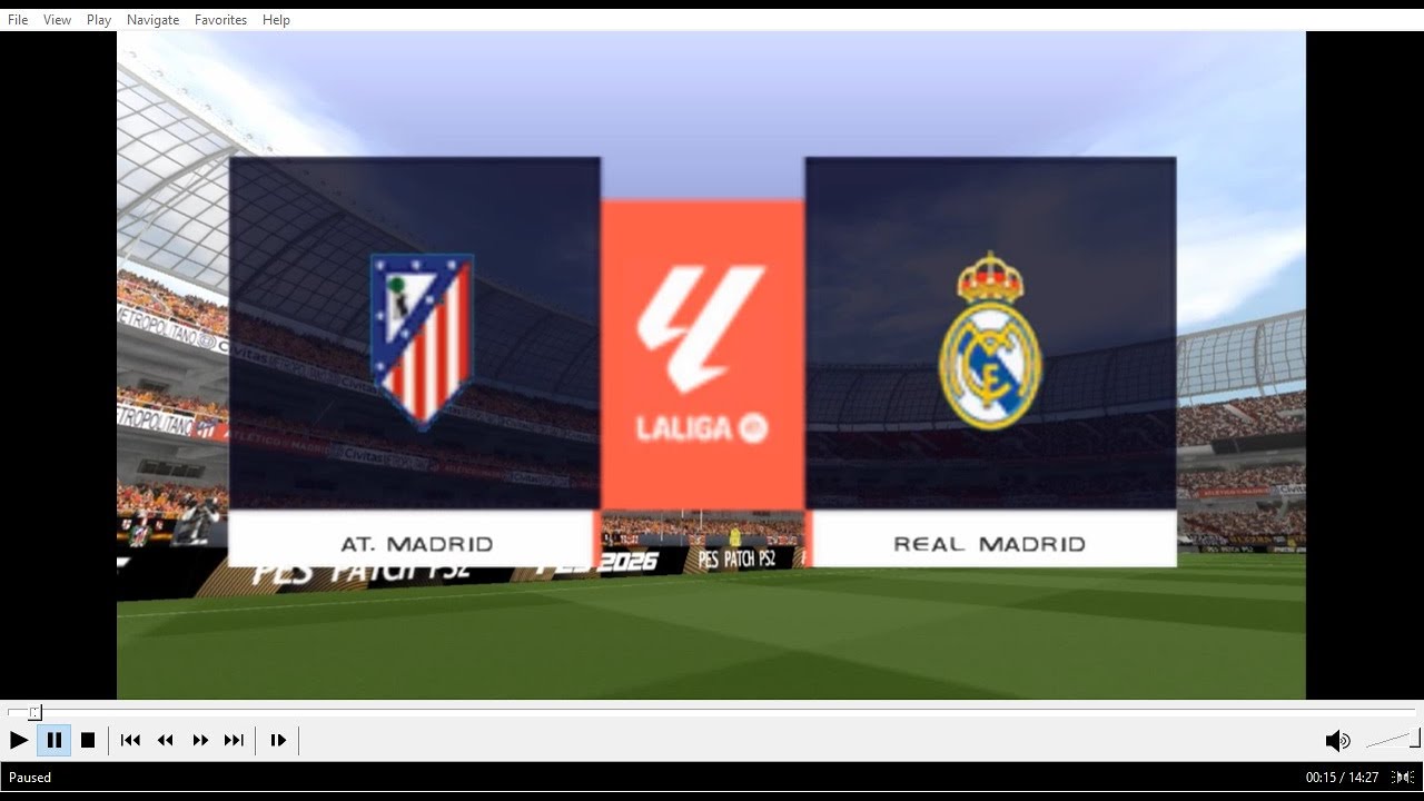 La Liga 2025/2026 | Atletico vs Real Madrid | PES 2025 PS2