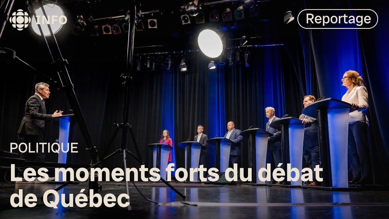 Les moments marquants du débat à la mairie de Québec