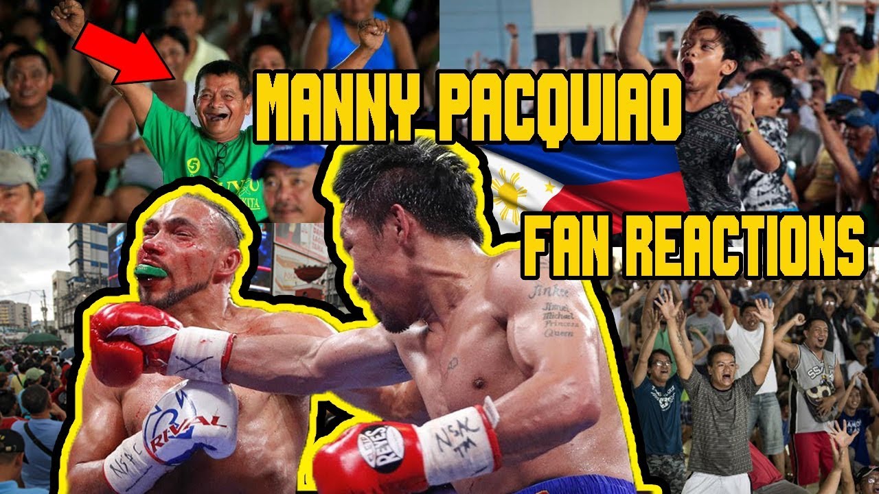 MANNY PACQUIAO vs KEITH THURMAN PINOY REACTIONS