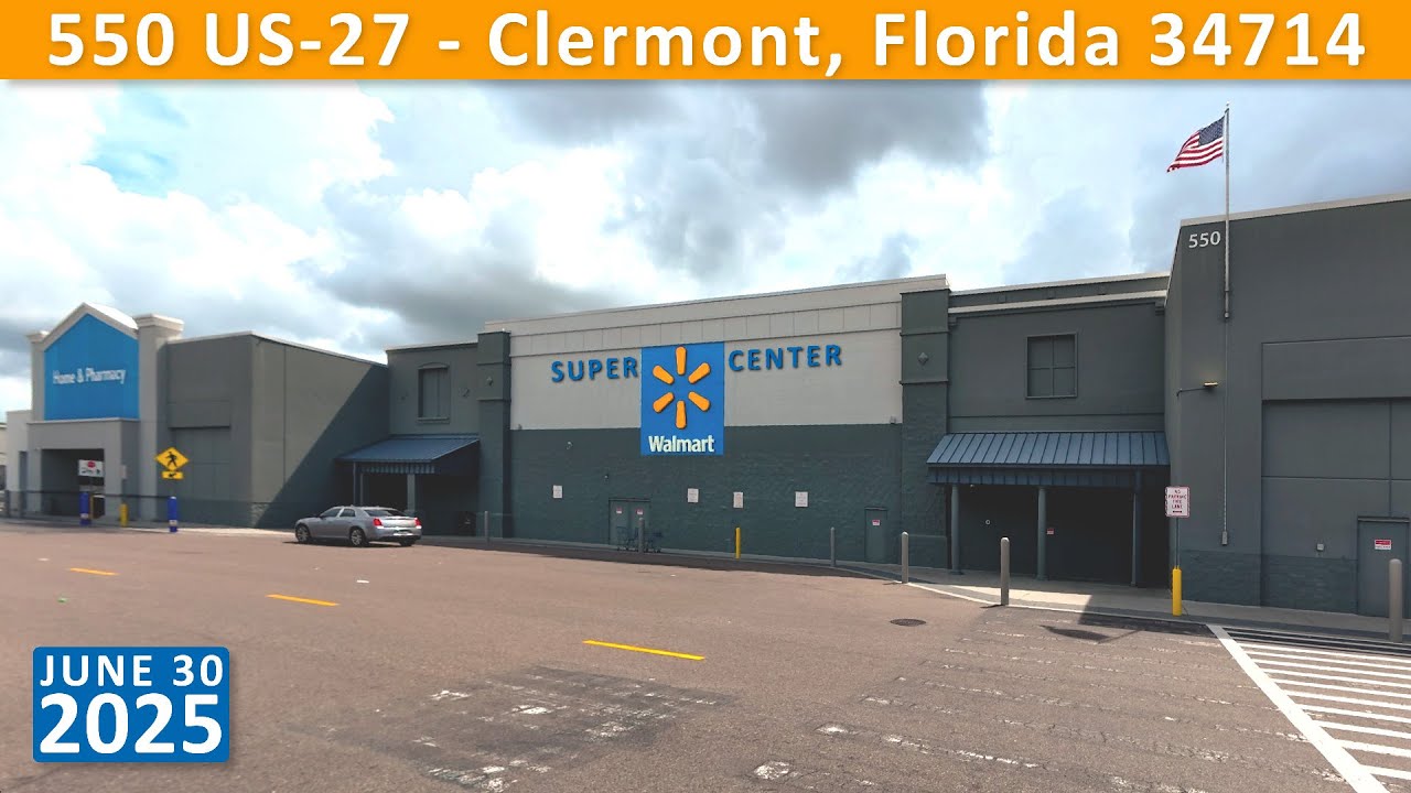 Walmart Supercenter in Clermont Florida at 550 US-27 - Shopping Department Grocery Store 5299