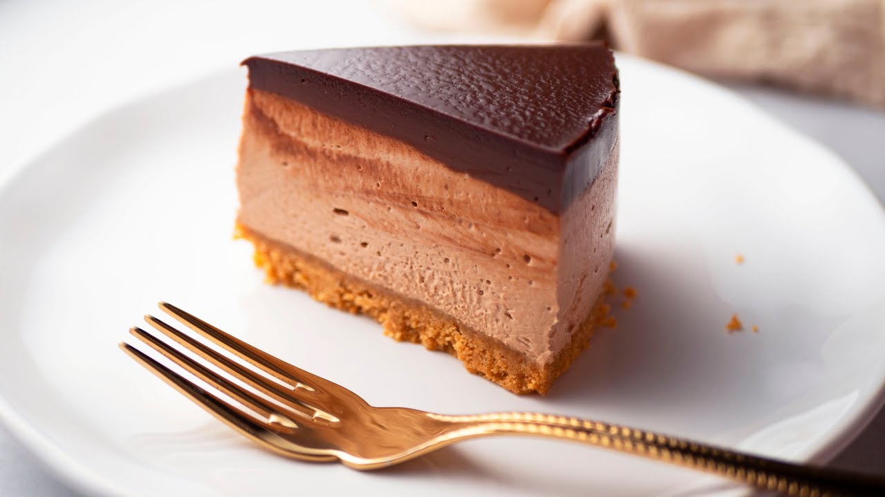 No-Bake Peanut Butter Chocolate Cheese Cake