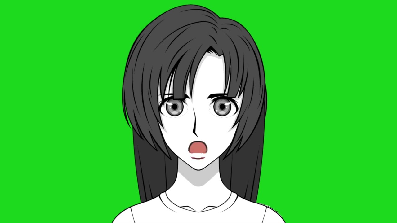 Anime Character Lip Sync on Green Screen