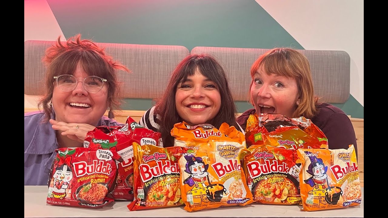 Tasting ALL the Buldak Ramen Flavors!