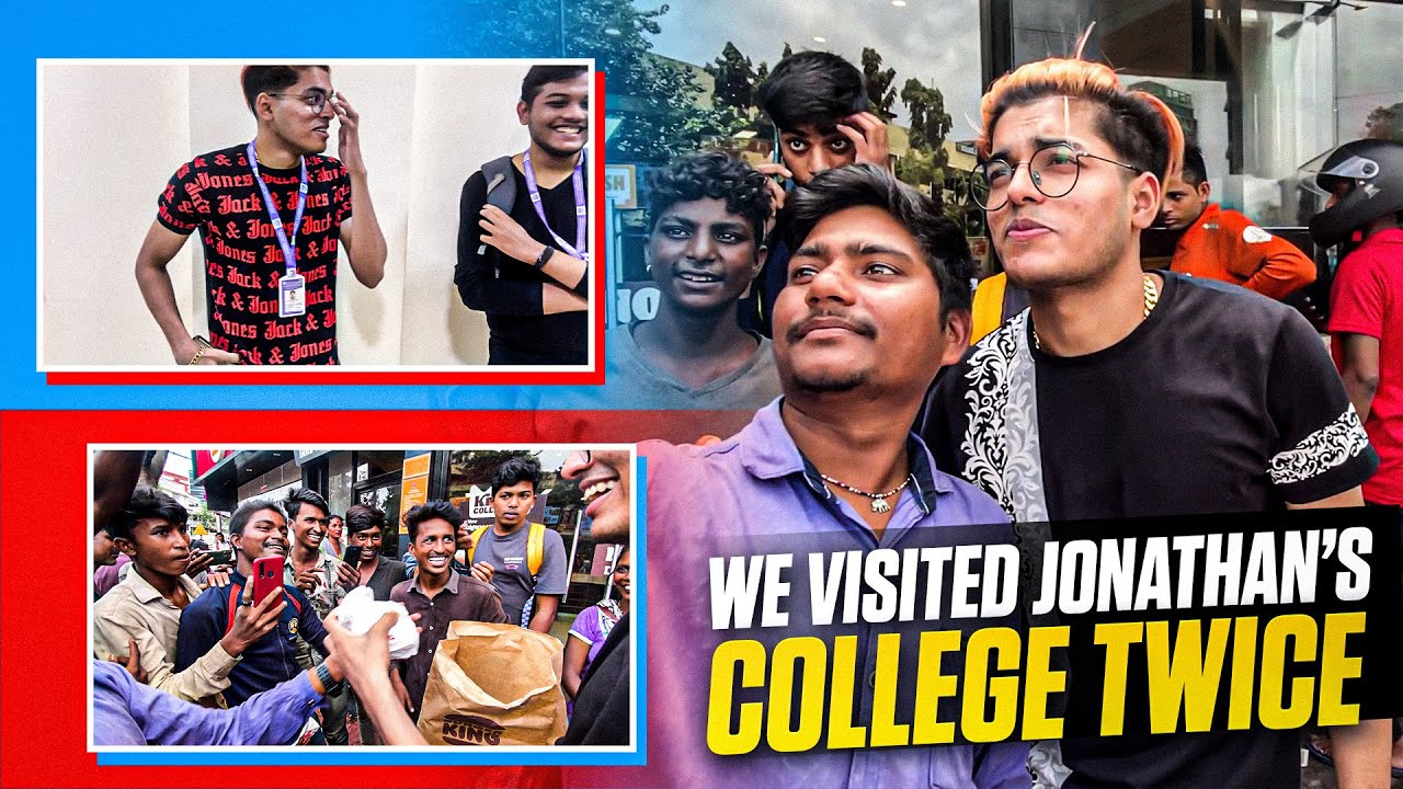 We visited @JONATHAN GAMING's college Twice | SCENES OF HAPPINESS
