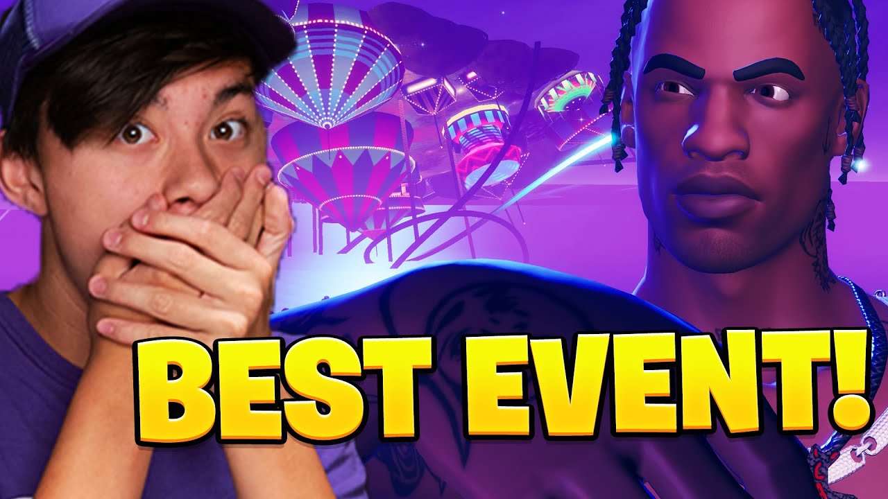 EVANTUBE REACTS TO TRAVIS SCOTT EVENT! (Travis Scott Fortnite Event Reaction)