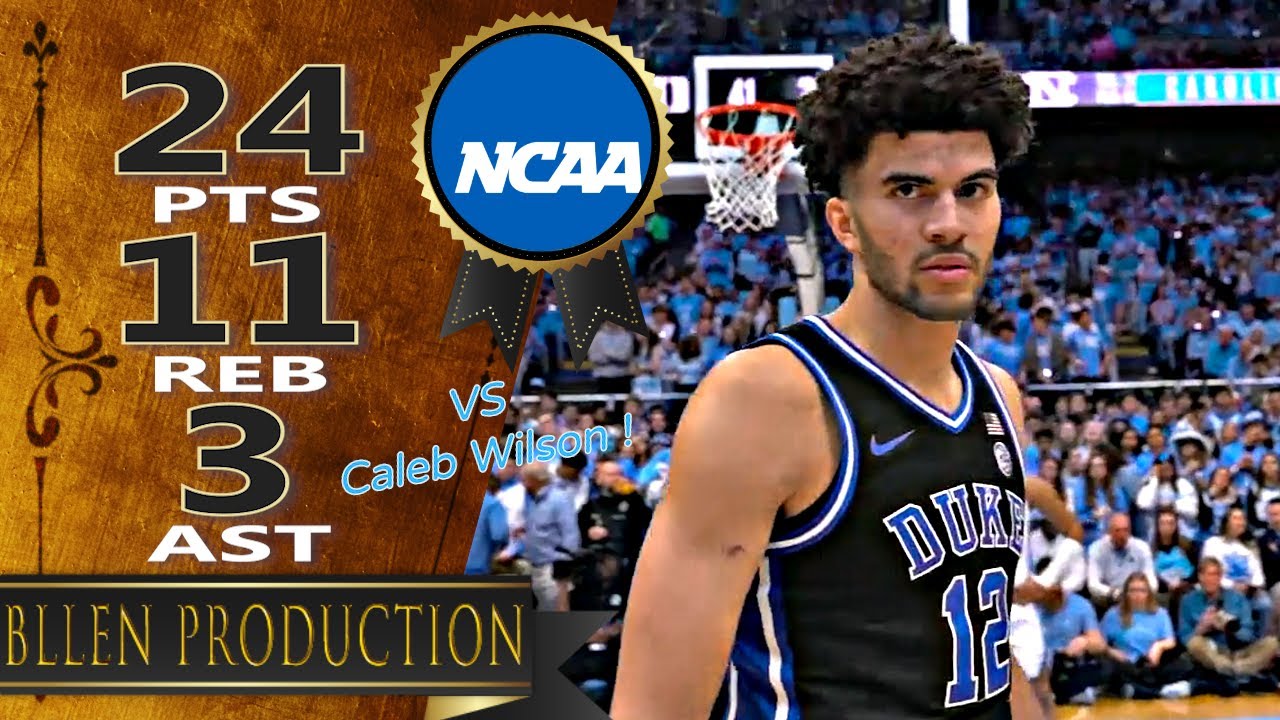 Cameron Boozer - 24 Pts, 11 Reb Highlights｜Duke Blue Devils vs North Carolina Tar Heels｜2026.02.07