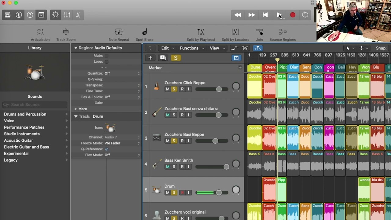 Come utilizzare anche a casa , le sequenze utilizzate per il live ...Logic Audio Pro X  ( Italiano )