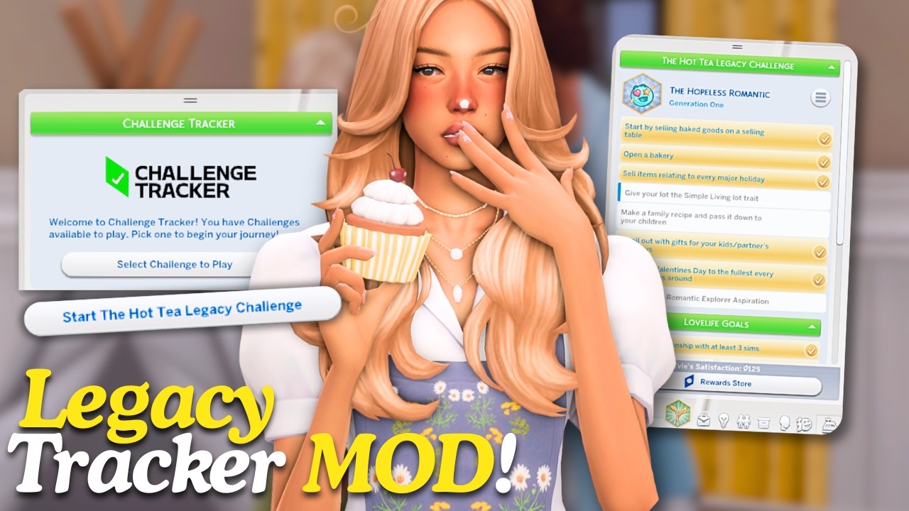 ✅ МОД на внутриигровой ТРЕКЕР испытаний Legacy уже здесь&hellip; | The Sims 4