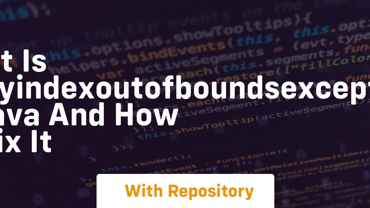 What is array index out of bounds exception in java and how to fix it