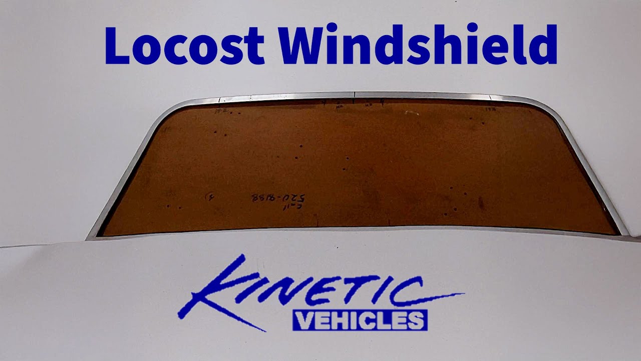 Locost windshield kit from Kinetic Vehicles