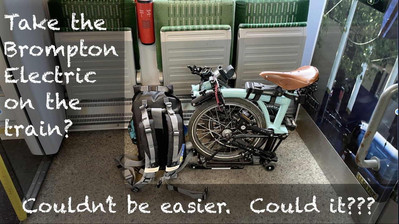 Brompton Electric - Bike train commute