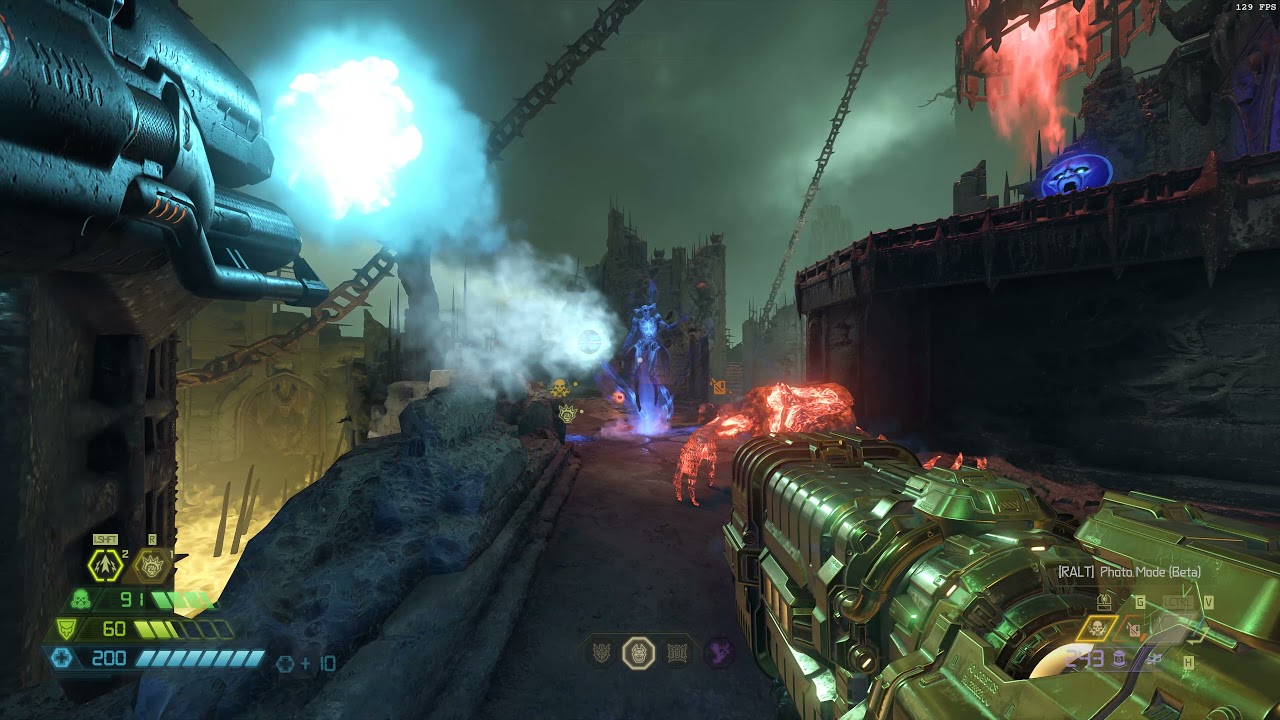 Doom Eternal chaingun shield bash is STRONG