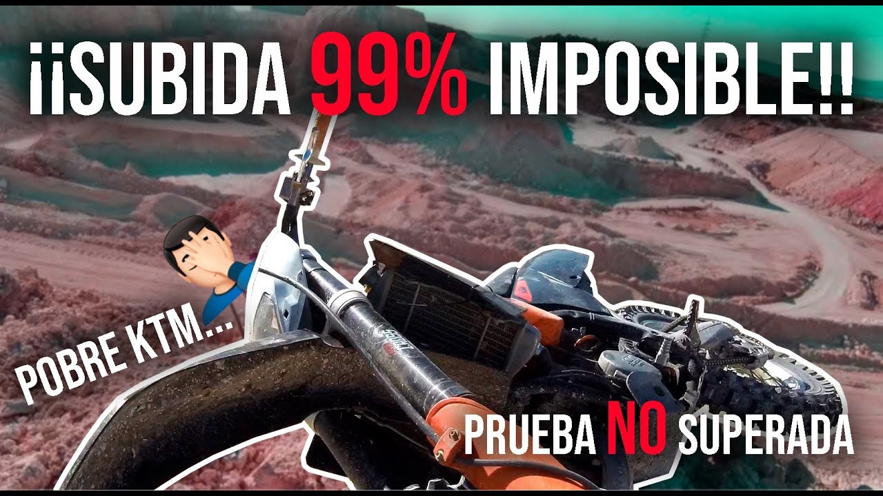 ¡¡Poniendo la KTM 125 2T AL LÍMITE!!🔥🤘 Subida casi IMPOSIBLE #4