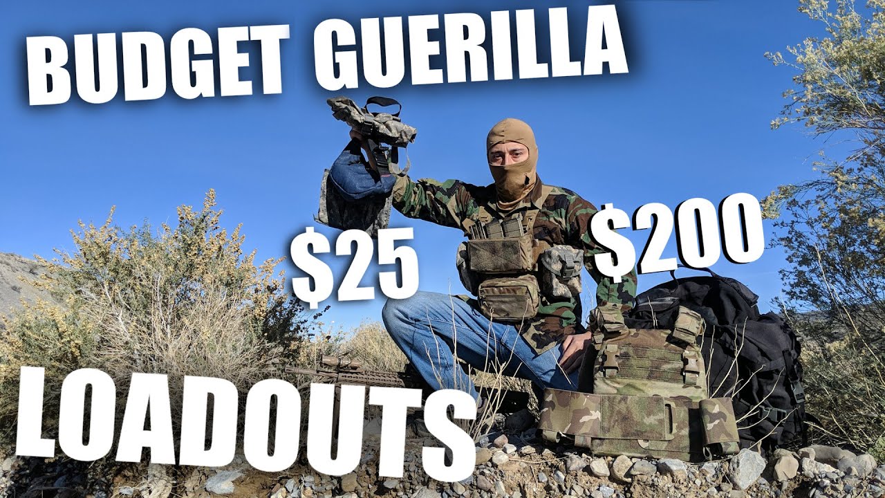$25-$200 TACTICAL GUERILLA LOADOUT (NO MORE EXCUSES)