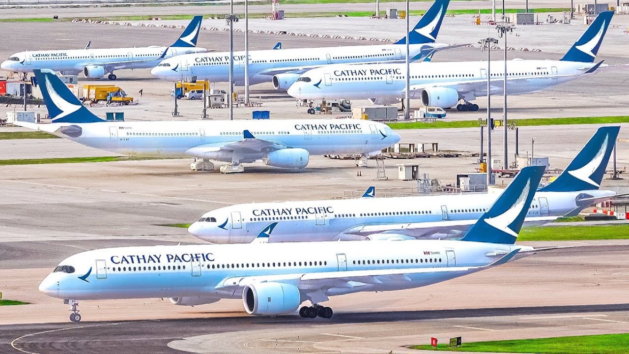 ✈️ 30 MINUTES of POWERFUL TAKE OFFS at 🇭🇰 HONG KONG Airport 🇭🇰