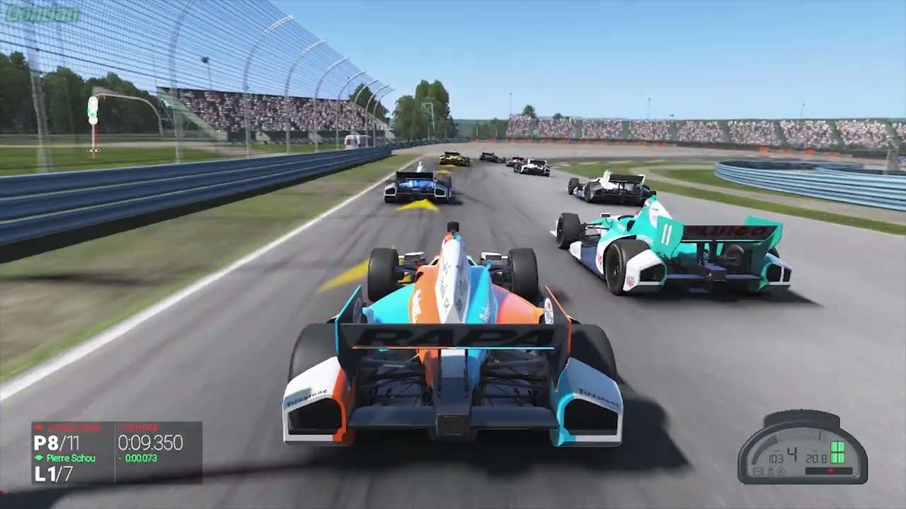 Project CARS - Dallara DW12 Indycar - Watkins Glen GP - Gameplay PC