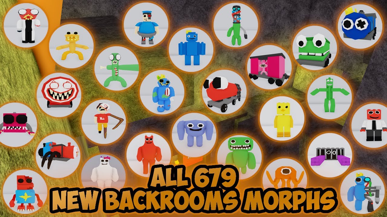 [ALL] How to get ALL 679 NEW BACKROOMS MORPHS | Roblox