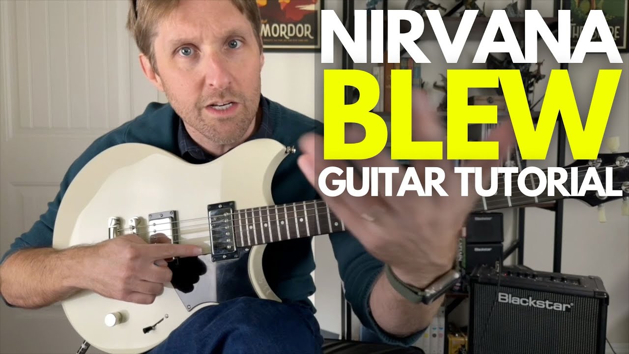 Учебник по игре на гитаре Blew by Nirvana — уроки игры на гитаре со Стюартом!