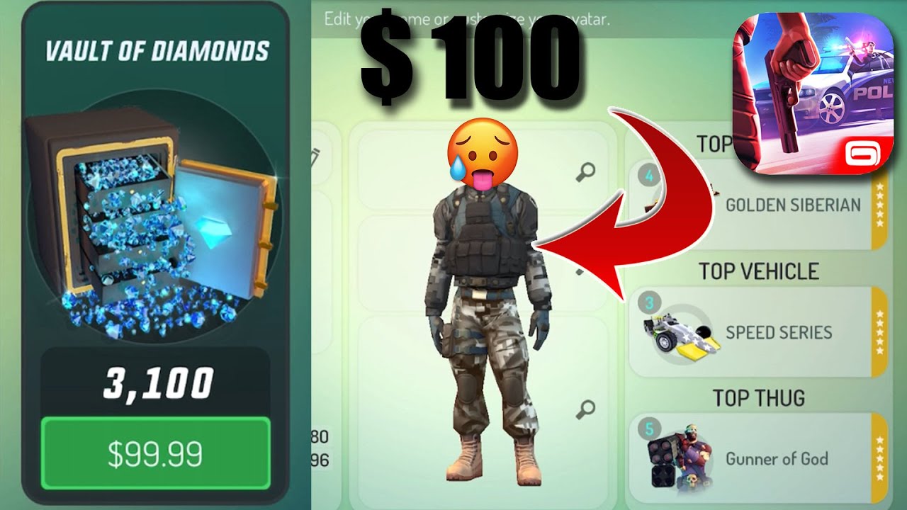 Spending My Remaining Money $100 😰 For Military Outfit | Gangstar New Orlean Free Roam