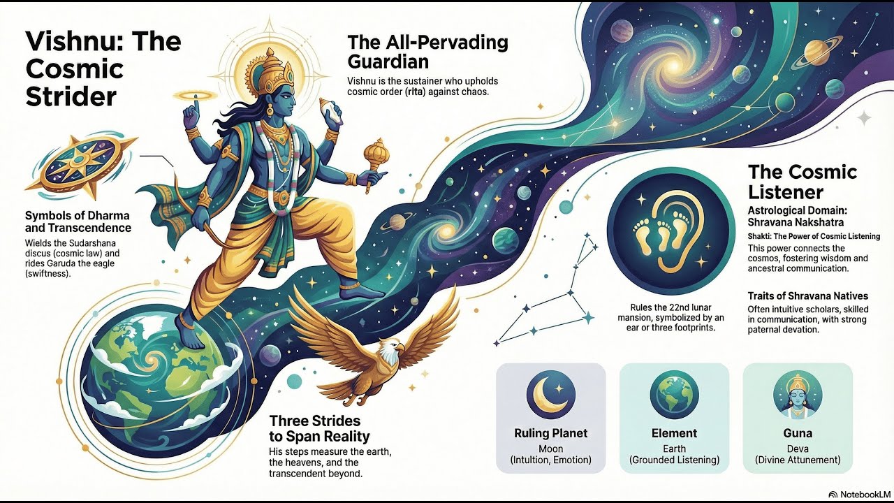 🌊|| Vishnu Deity Revealed | Why Shravana Nakshatra Brings Peace & Success ? ||#vedicastrology