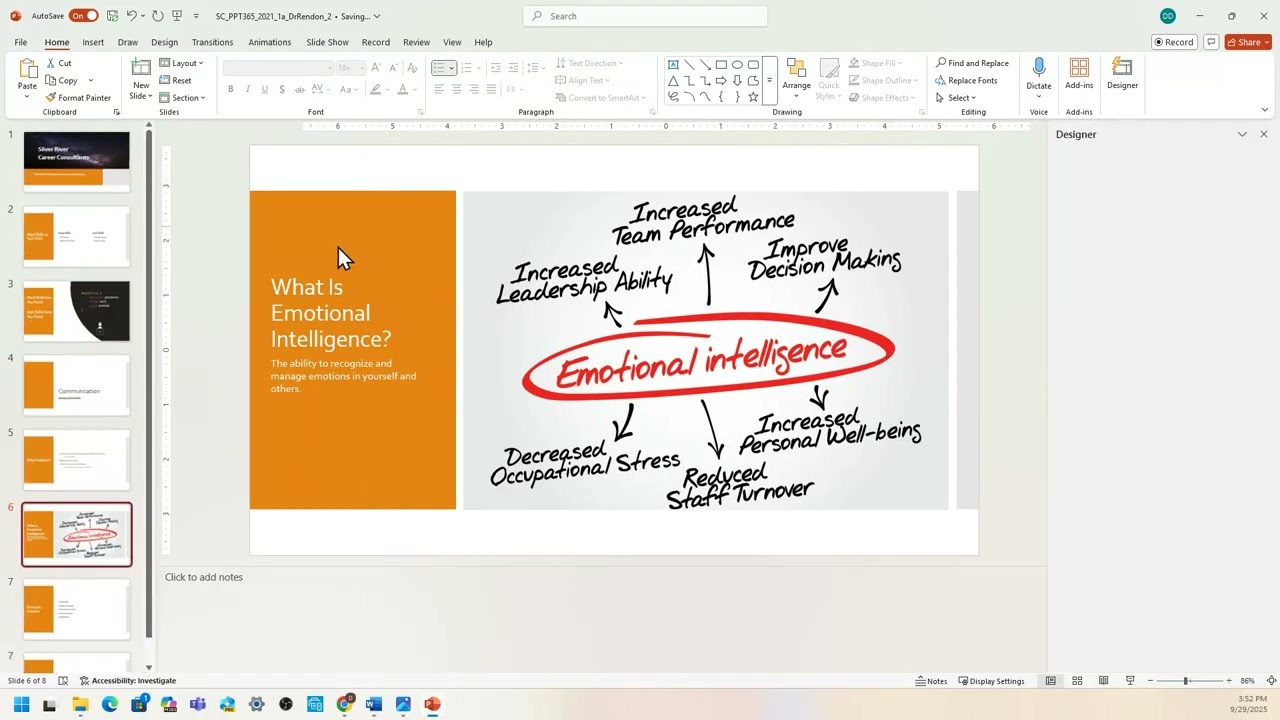 PowerPoint 365/2021 Module 1 Project 1a: Creating and Editing Presentations with Pictures