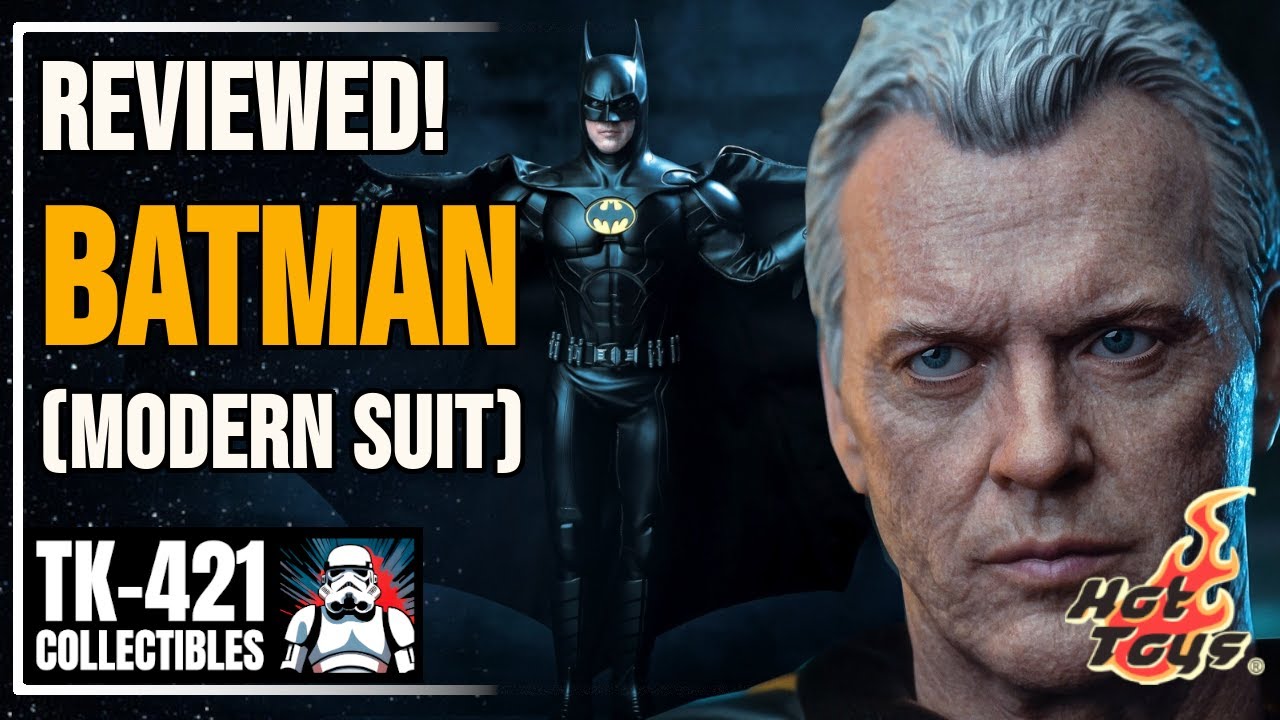 Обзор и распаковка фигурки БЭТМЕН (Современный костюм) MMS712 от Hot Toys &mdash; Китон возвращается......