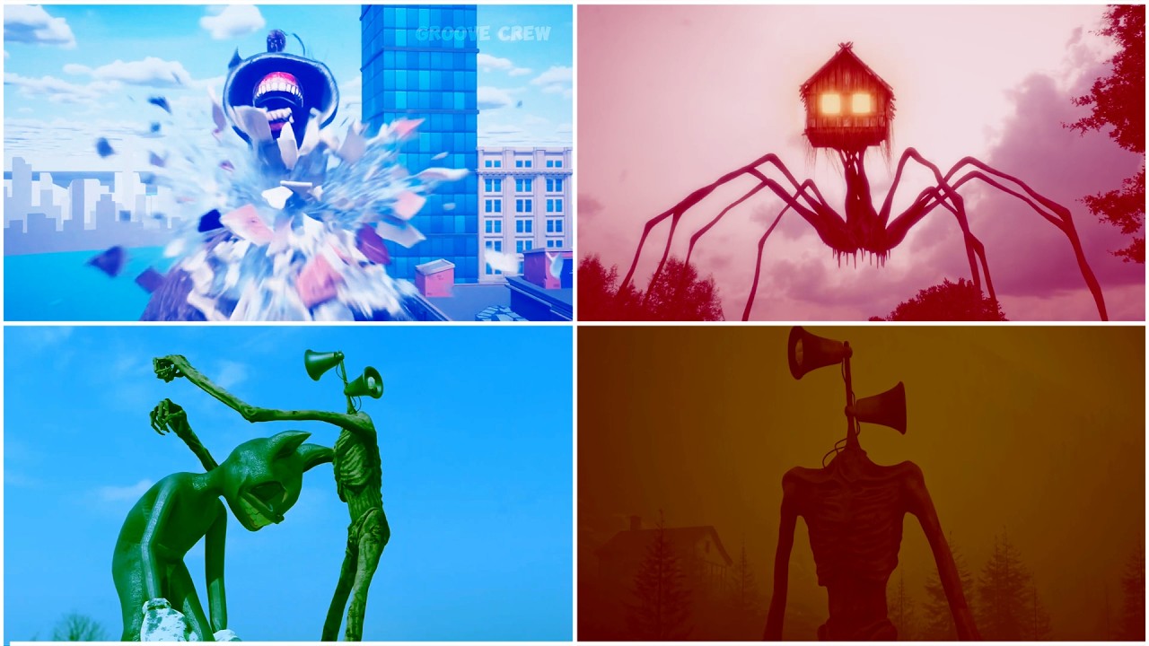 Siren Head Hause Head Megamix MegaBattle #18