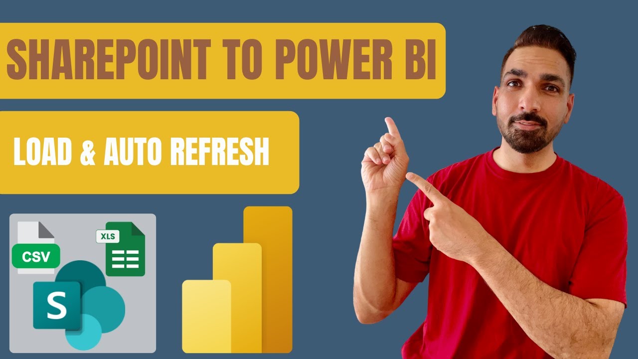 Получение и обновление данных из SharePoint #powerbi #datavisualization #datasetrefresh