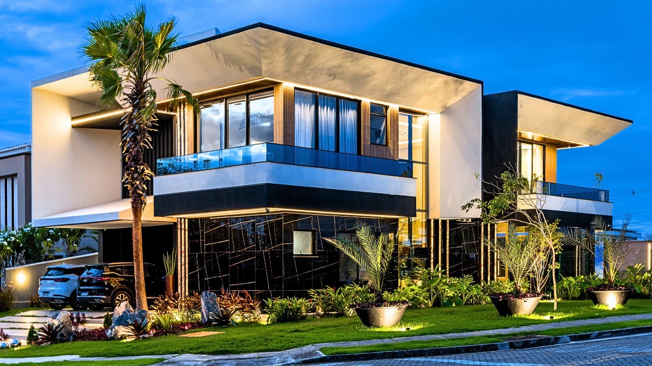 SURPREENDA-SE! IMPONÊNCIA e LUXO nessa CASA de ESQUINA CONTEMPORÂNEA [Tour]