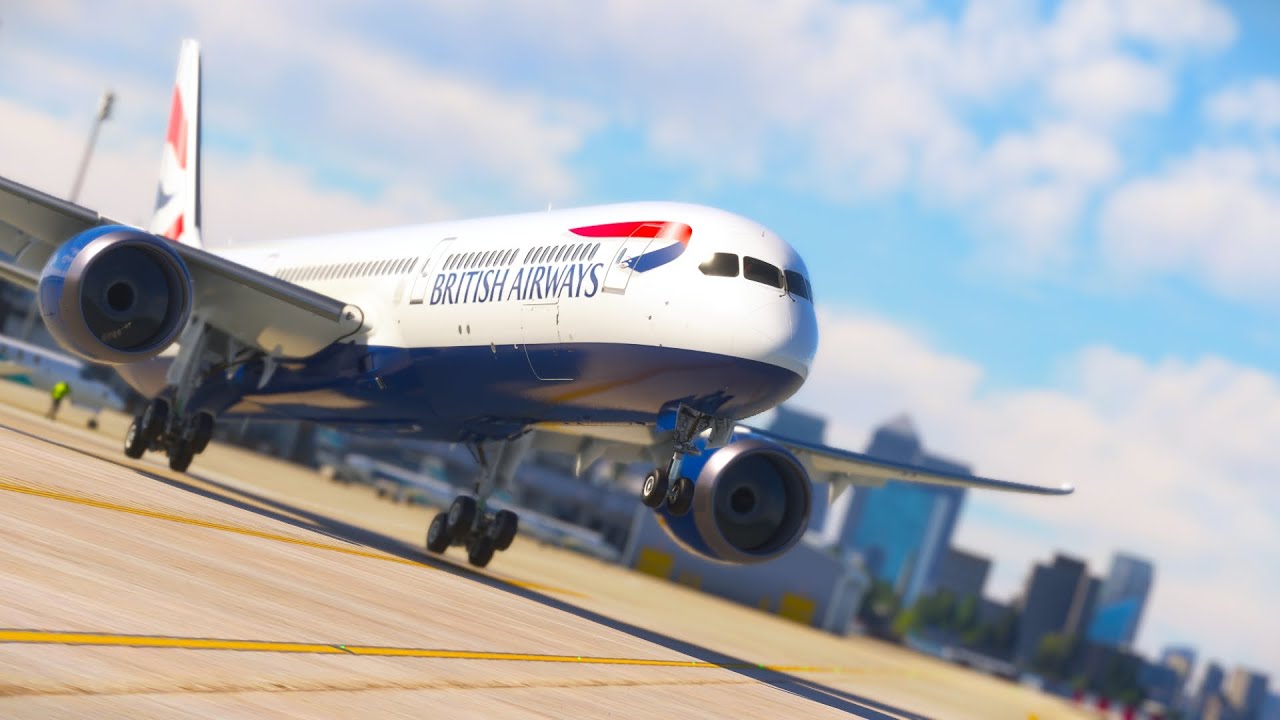LONDON CITY AIRPORT Welcomes BOEING 787's PERFECT LANDING!
