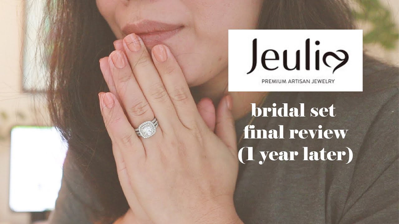 jeulia ring final review | double halo cushion cut