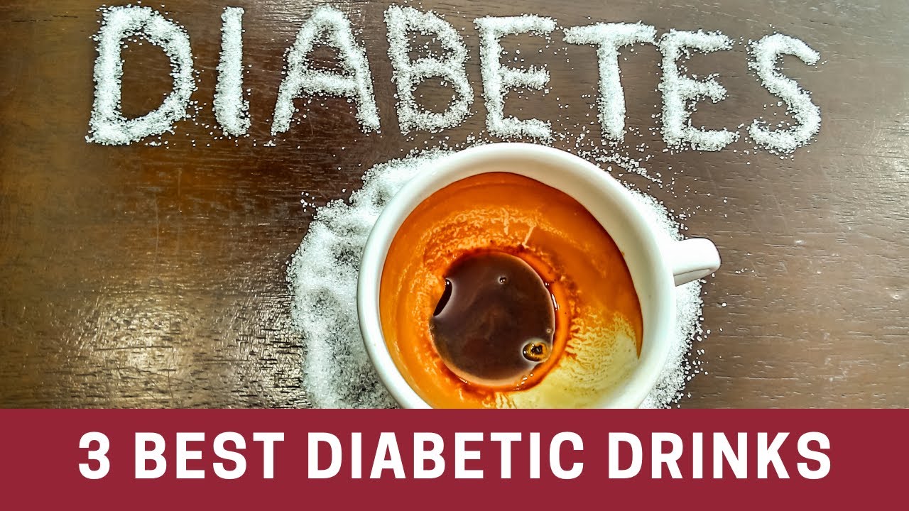 Diabetes drinks | The Best 3 Sugar free drink solutions.