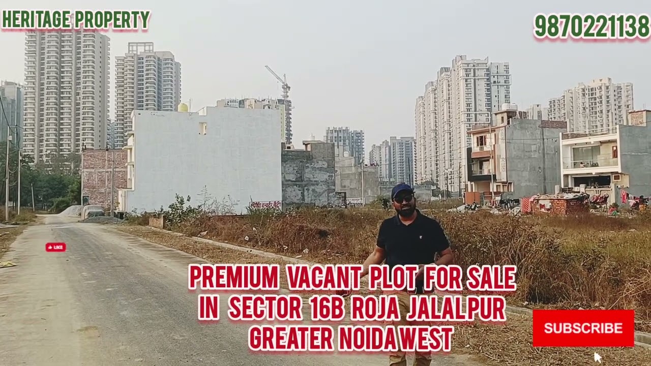 Greater Noida Authority Approved Plot For Sale In Sector 16B  | Plot For Sale In Sector 16b Gr west