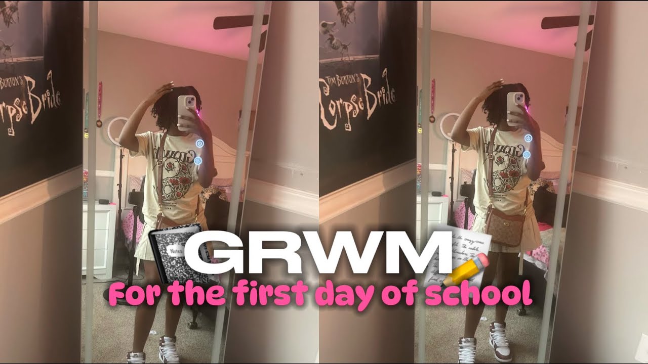 GRWM FOR THE FIRST DAY OF SCHOOL ( 6th grade edition 💕 )