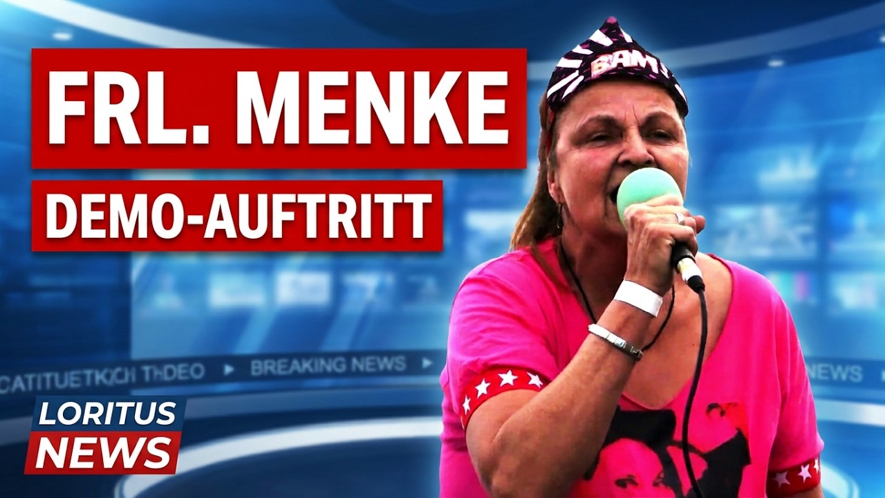 NDW-Star „Frl. Menke“ singt bei Anti-Corona-Demo