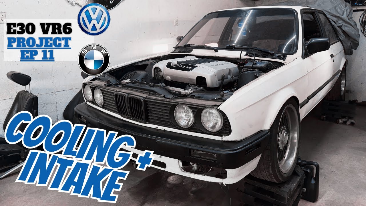 Cooling system and intake install - E30 VR6 3.2 part 11