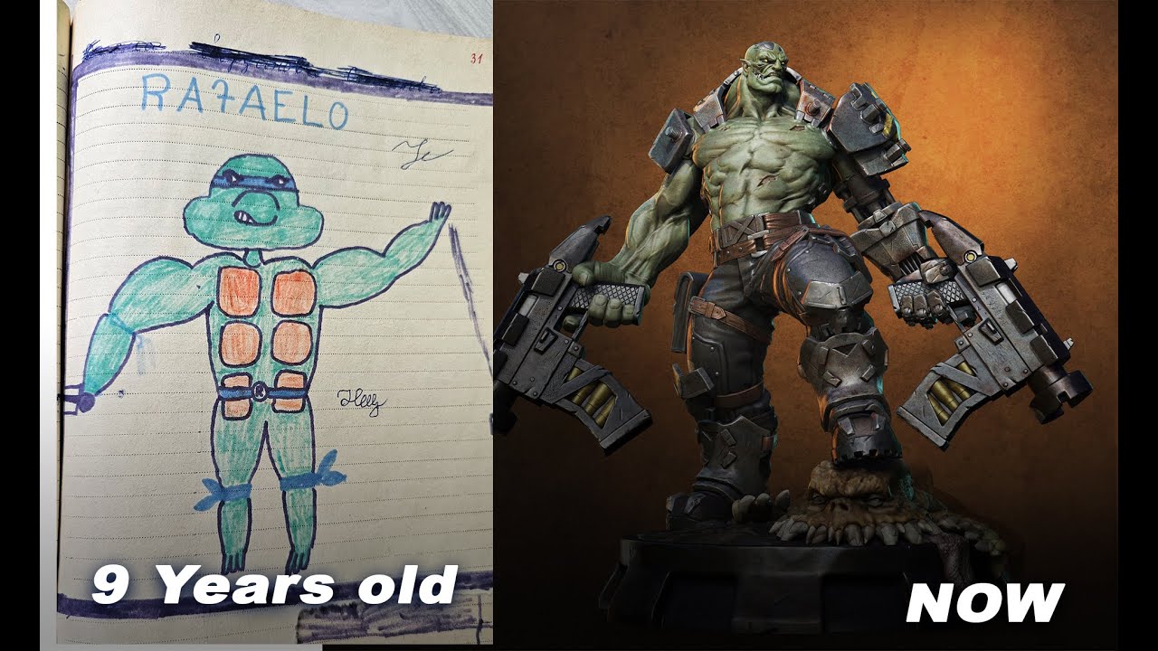 My drawing and 3D skills trough the years