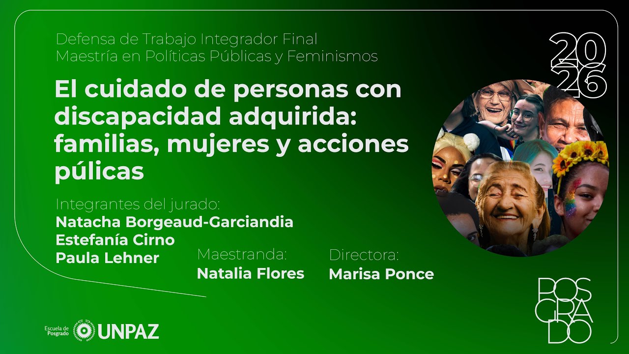 #TFI de la Maestría en Políticas Públicas y Feminismos #UNPAZ