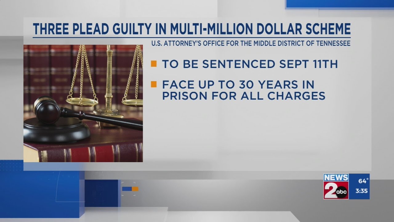 3 plead guilty in multi-million dollar scheme to defraud Murfreesboro auto auction