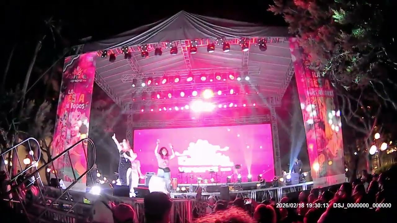 CARNAVAL DE VERACRUZ - ADIÓS ESPECTÁCULO antes de la MÚSICA - PARTE 1