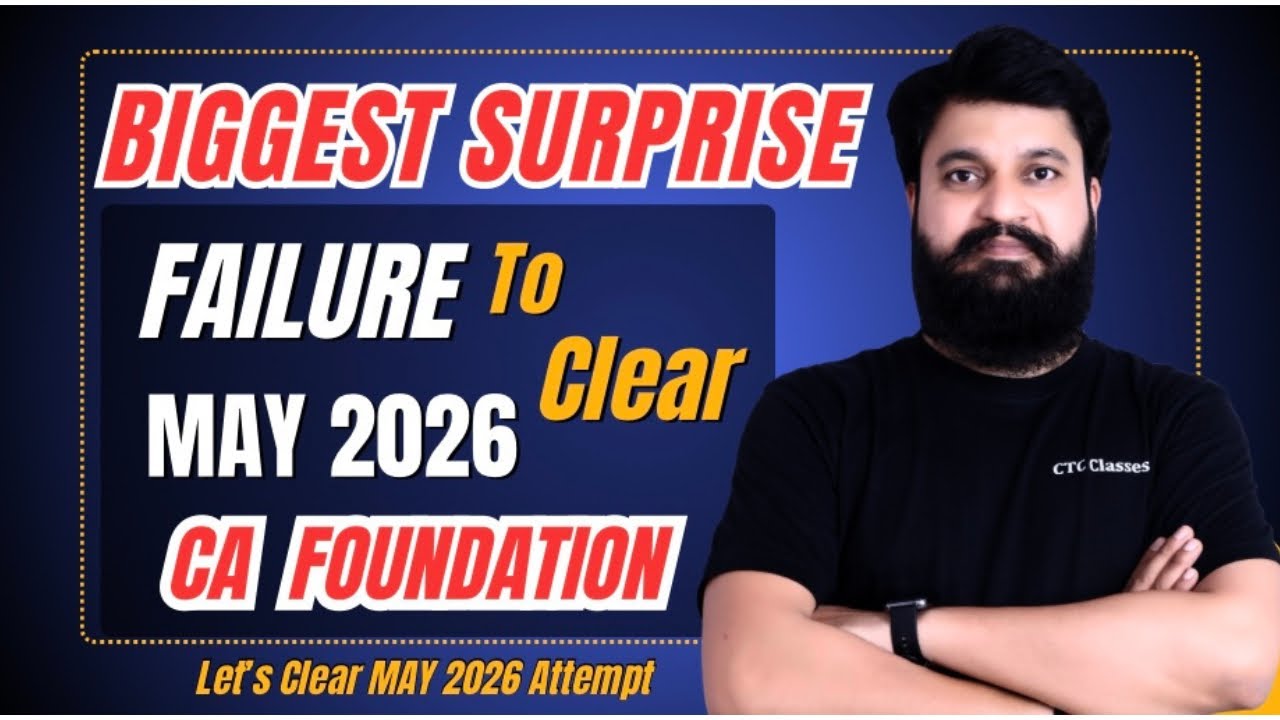 BIGGEST SURPRISE - Confirm Failure to PASS in May 2026 Attempt- FCA Slot 15.O I #cafoundationmay2026