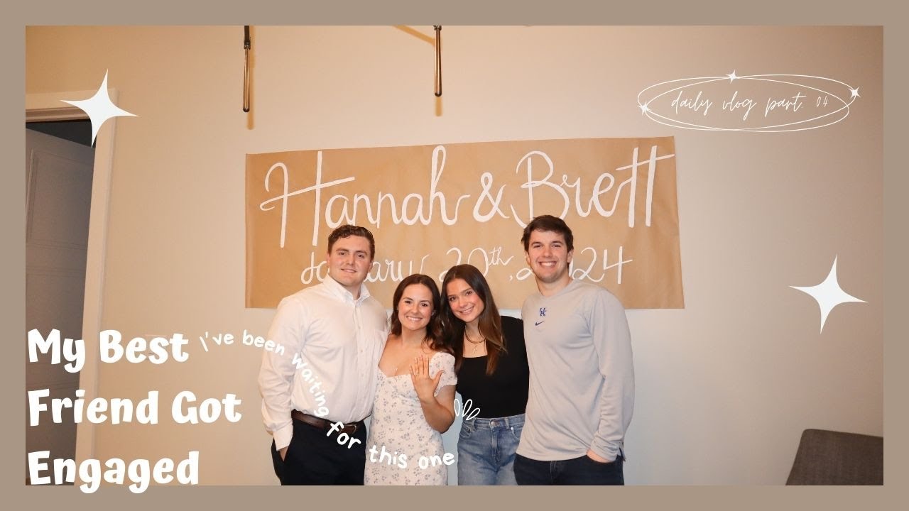 my best friend is engaged!!