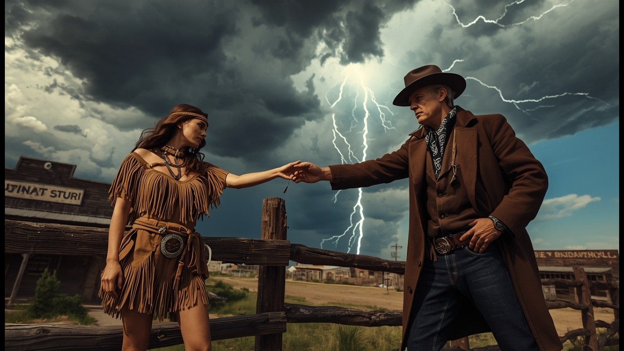 La mujer apache perdida buscó refugio, y un vaquero le dijo suavemente: “Quédate conmigo”.