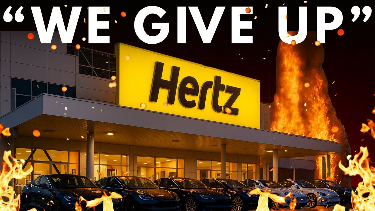 Катастрофа электромобиля Hertz-Tesla... Что произошло?
