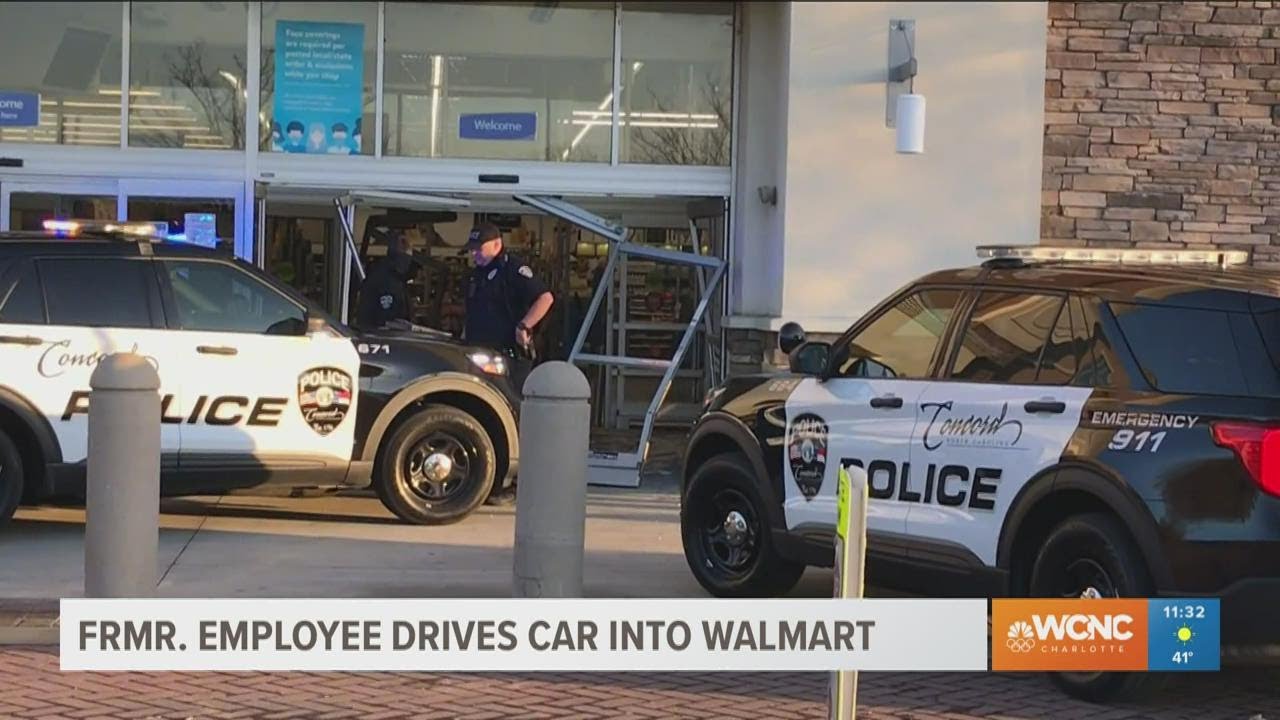 Former Walmart employee arrested for driving car through NC store