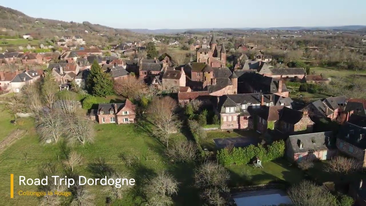 Road trip Collonges La Rouge Drone